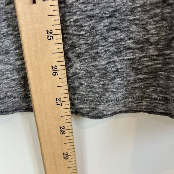 Aerie Women's Medium Grey Long Sleeve Casual Button Down Shirt Top Scoop Neck - Picture 7 of 13